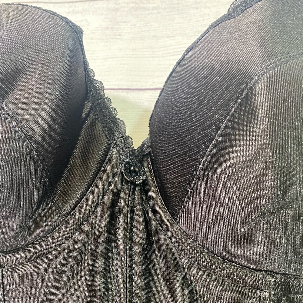 Vintage Adonna Longline Plunge Back Strapless Bra - Picture 5 of 9